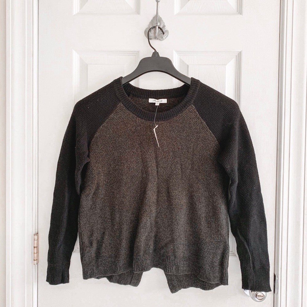 Madewell NWT Province Cross-back Pullover Sweater